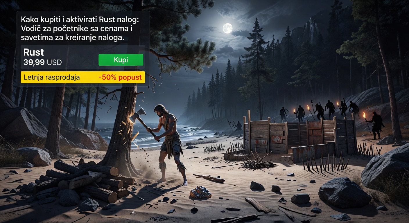 Kako kupiti i aktivirati Rust nalog: Vodič za početnike sa cenama i savetima za kreiranje naloga